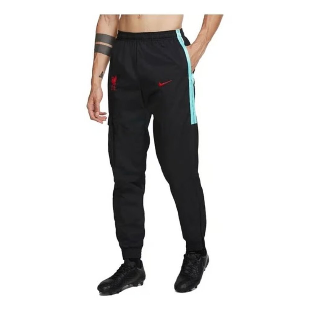 Men's Nike 20-21 Liverpool Woven Track Pants 'Black' CZ2775-010 Size Small NWT